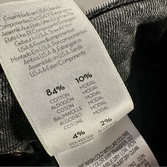 MOTHER Denim ‘The Pixie Dazzler Ankle Fray Jeans’ in “Night Shadow” Size 25 - Picture 8 of 16